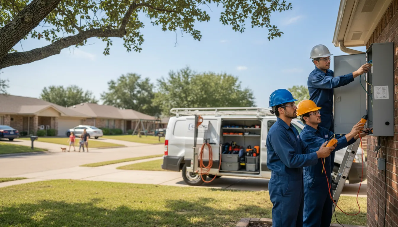 Certified electrician providing emergency electrical services in Gresham, NE
